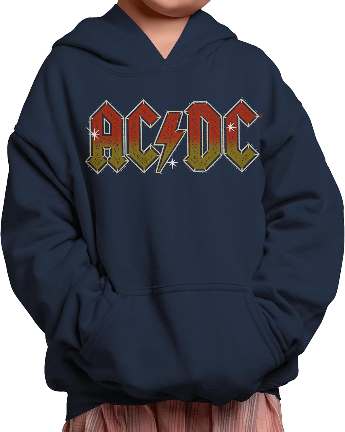 Isaac Morris Limited ACDC Glam Logo Adult and Kids Unisex Pullover Hoodie