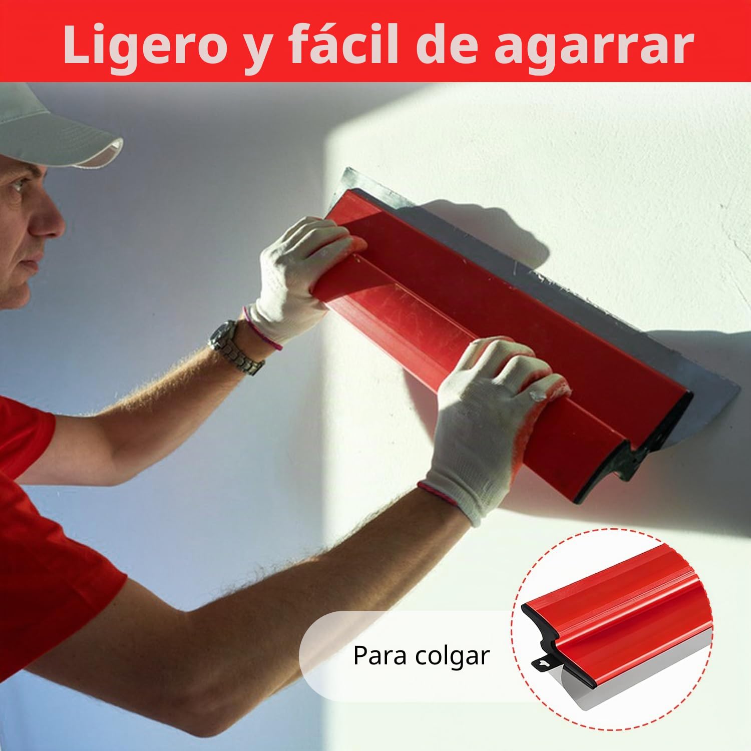 Juego de espátulas profesionales en maletín, incluye 5 rascadores (16 cm media luna, 25 cm, 40 cm, 60 cm, 80 cm) con 2 rasquetas, barra telescópica de aluminio, soporte de mango y un par de guantes