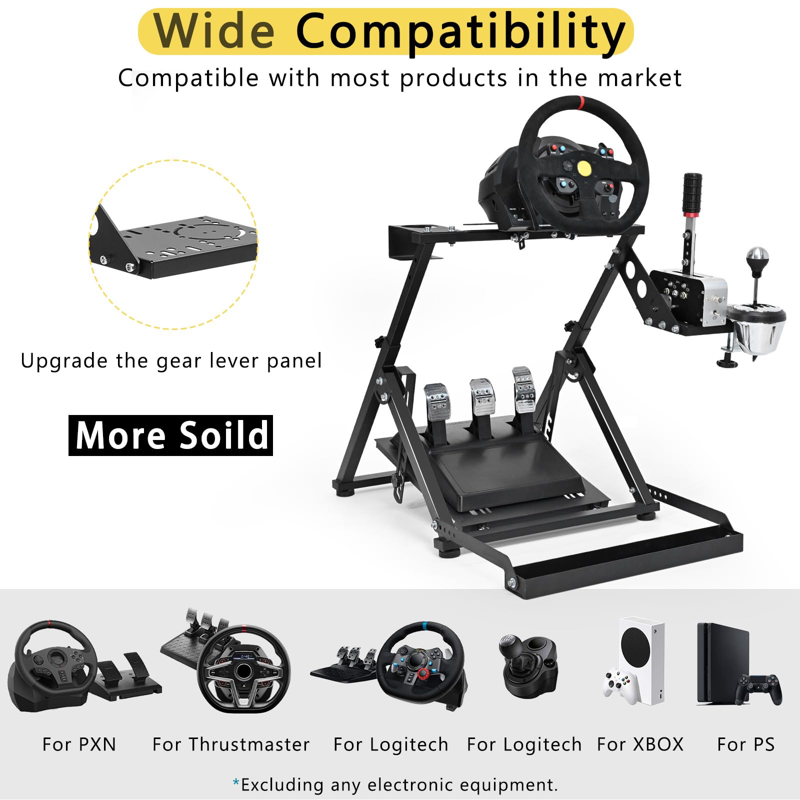 Marada Steering Racing Wheel Stand X Frame Support for G29 G920