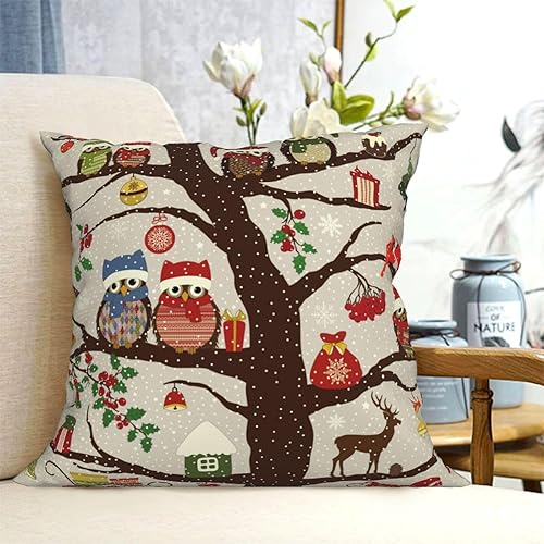 Miniatura 4 de Aimeryup Throw Pillow Covers 20x20 Inch owl Birds Decorative Pillow Covers Cushion Covers cojines decorativos para sala Pillow Cases Cute Throw