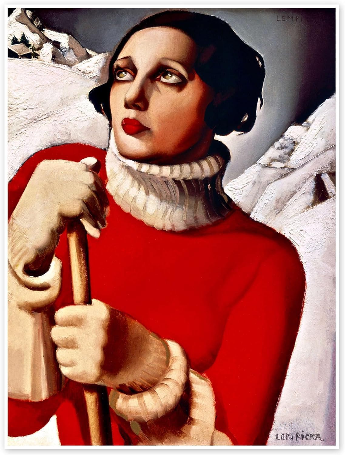 Waeta Rnvzx Tamara De Lempicka Woman Posters st moritz Canvas Wall Art Famous Painting Tamara De Lempicka Prints For Home Decor Picture 40x60cm No Frame