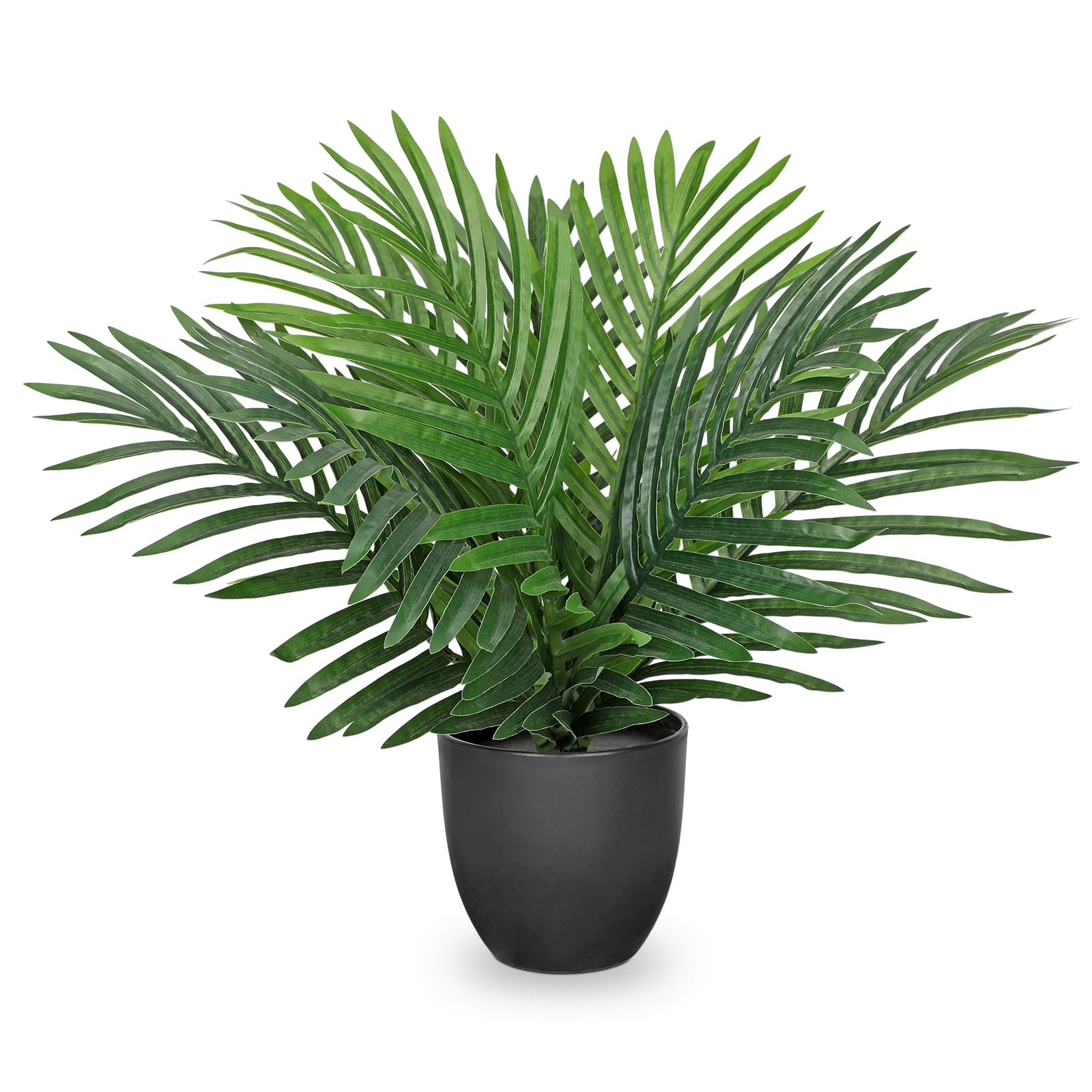 Briful 45CM Fake Plants Artificial Palm Plant in Pot