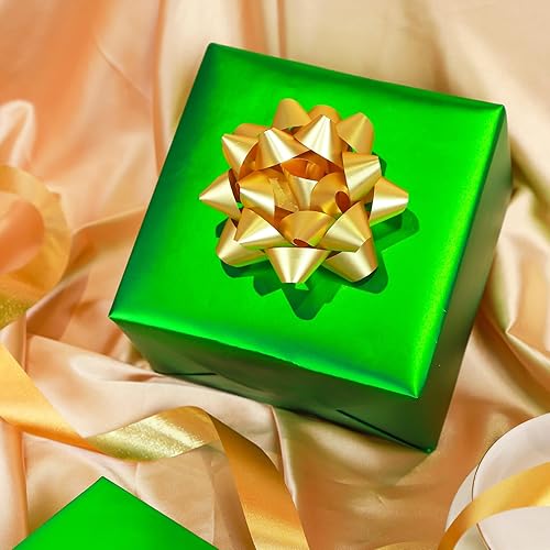 Vista 121 de RUSPEPA Papel de regalo metálico blanco roto, papel mate de color sólido, perfecto para bodas, cumpleaños, Navidad, baby shower, 17 pulgadas x 32.8