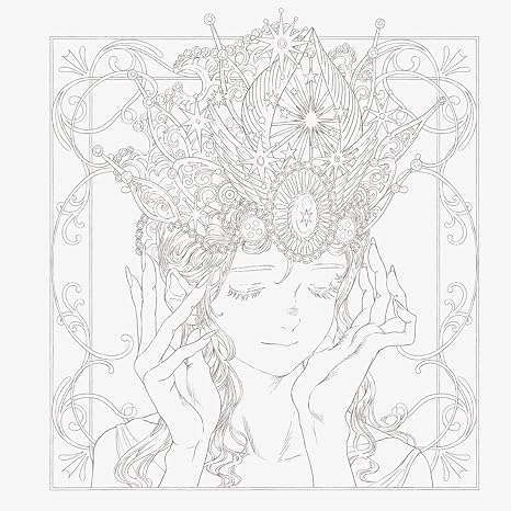 ヴィクトリアン幻想図鑑 黒イ森ぬり絵ブック バラエティ