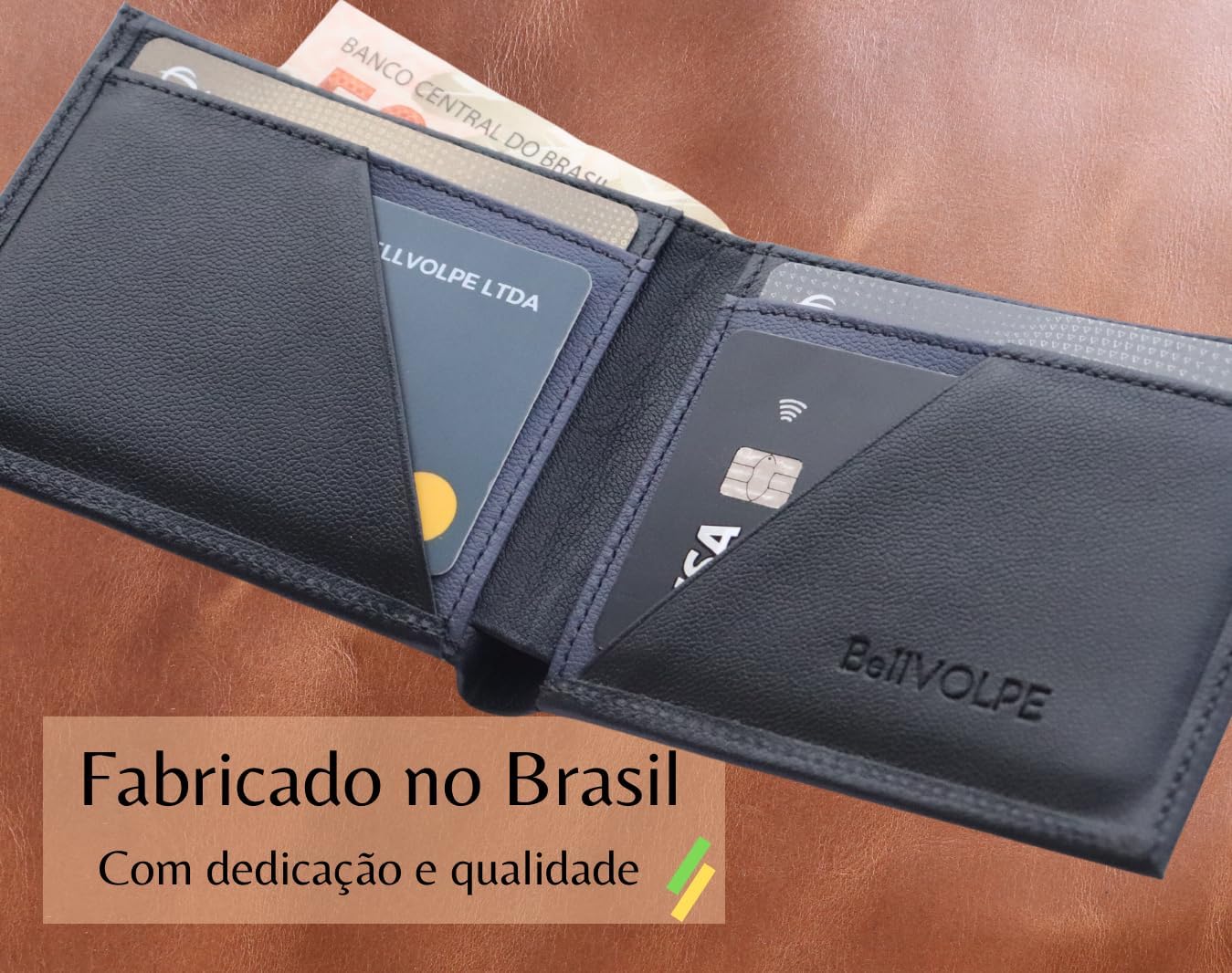 Carteira Masculina Horizontal Slim Carteira Masculina Horizontal Slim