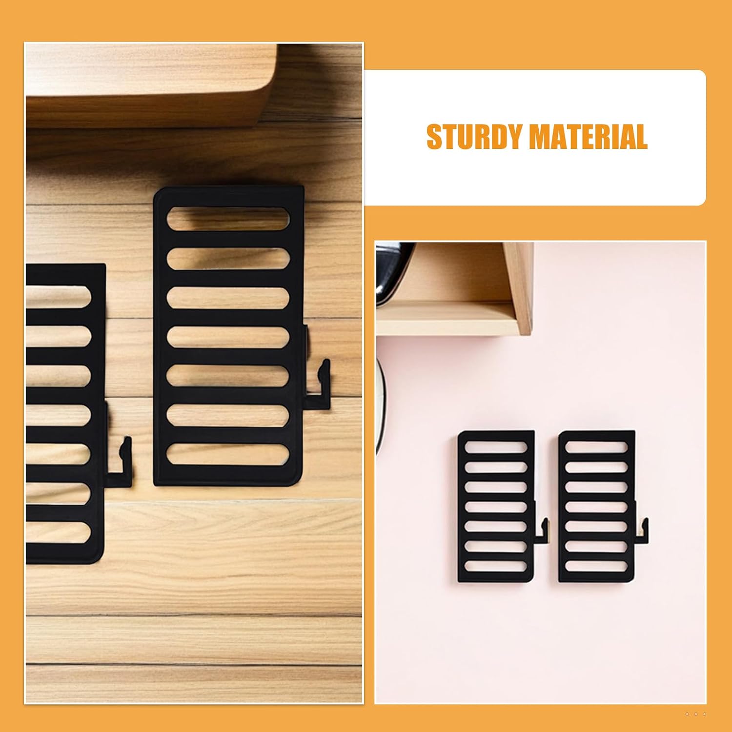 8pcs Shoe Rack Dividers: Shoe Cabinet Flip Mechanism - Replacement Adjustable Shelf Separators for Entryway Organization Closet Storage