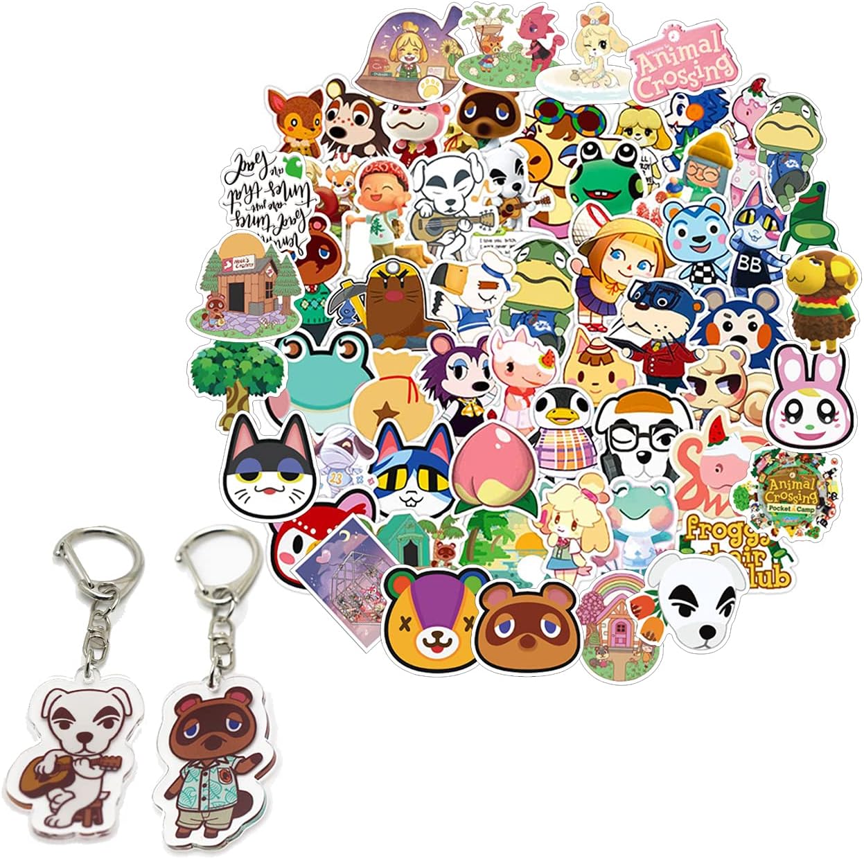 GTOTd Animal Crossing Stickers 100Pcs (with New Horizons
