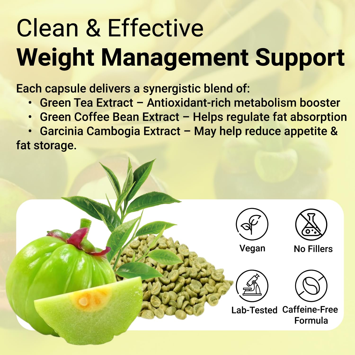 NUTRiHERBS Slimfast 800mg Capsules with Garcinia, Green Coffee, Green Tea Extract - Natural Weight Loss & Metabolism Booster, Supports Healthy Digestion - 60 Capsules Pack of 2 - Image 6 thumbnail