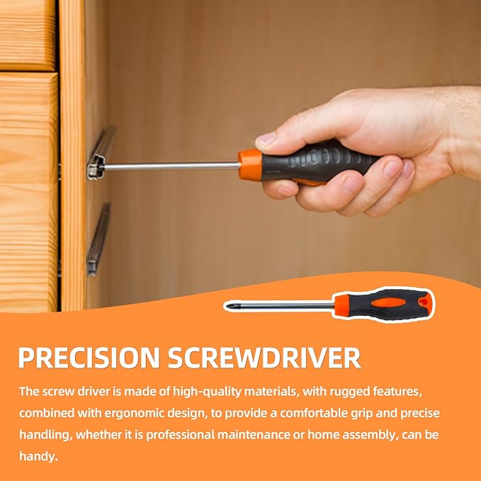 Kit de herramientas de 20 piezas en color naranja con caja portátil miniatura 2