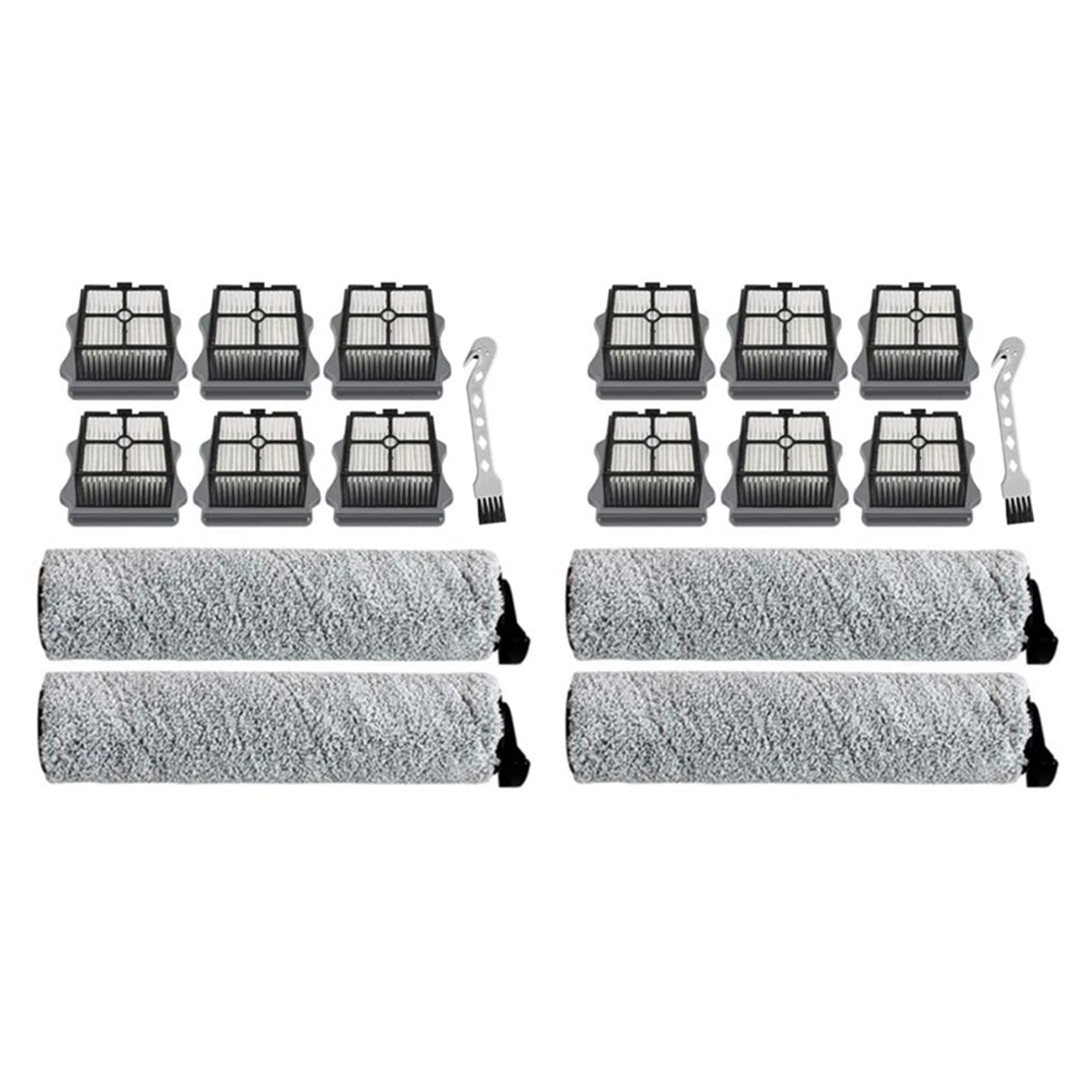 2 Set Rullo di Spazzola e Filtro Aspirapolvere per IFLOOR, IFLOOR3, Floor One S3 Pezzi di Aspirapolvere A Secco e Bagnato per Pavimenti in Legno Franco