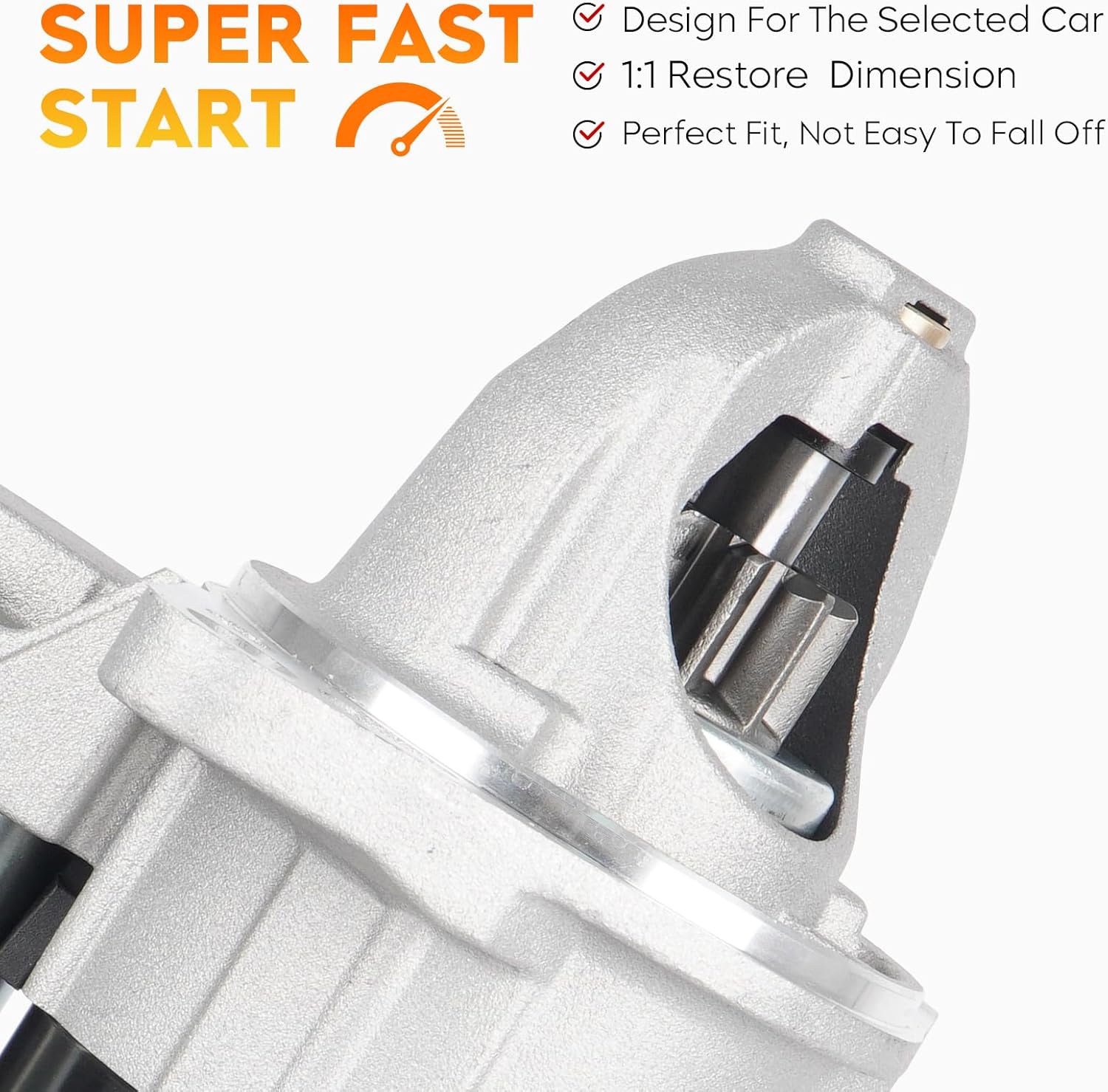 New Starter (Automatic Transmission) for Subaru Forester 1998-2002 2.5L, Impreza 1997-2001 2.2L, 1998-2003 2.5L, 410-48231 M1T84481 111451 17723 M1T86481 STR-3088 17292 23300-AA390