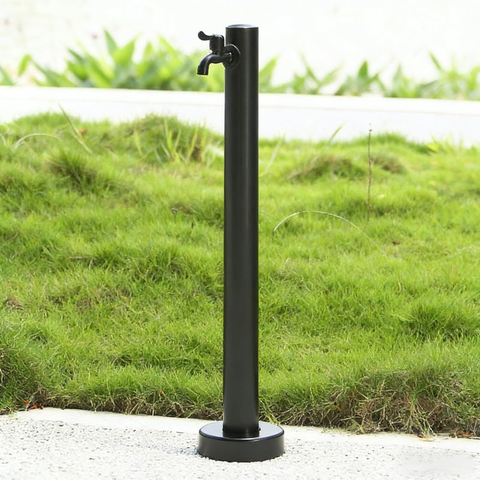 XDLEDMKIZ Water Spigot,Outdoor Garden Water Column with Dual Taps, Antifreeze Insulated Yard Hydrant and High Pressure Spray Gun