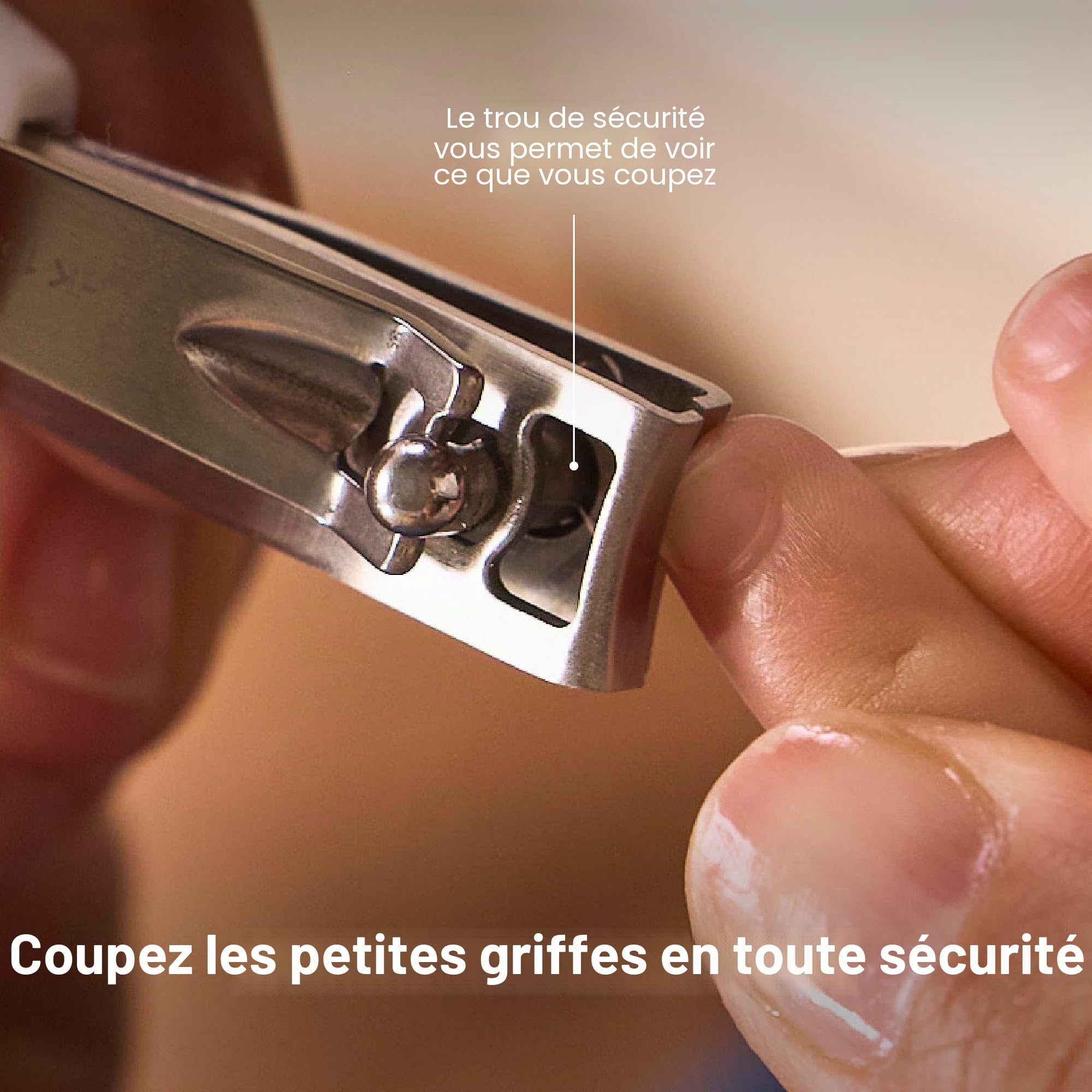 Frida Baby NailFrida The SnipperClipper, coupe-ongles pour bébé avec trou espion de sécurité, pour nouveau-nés et plus