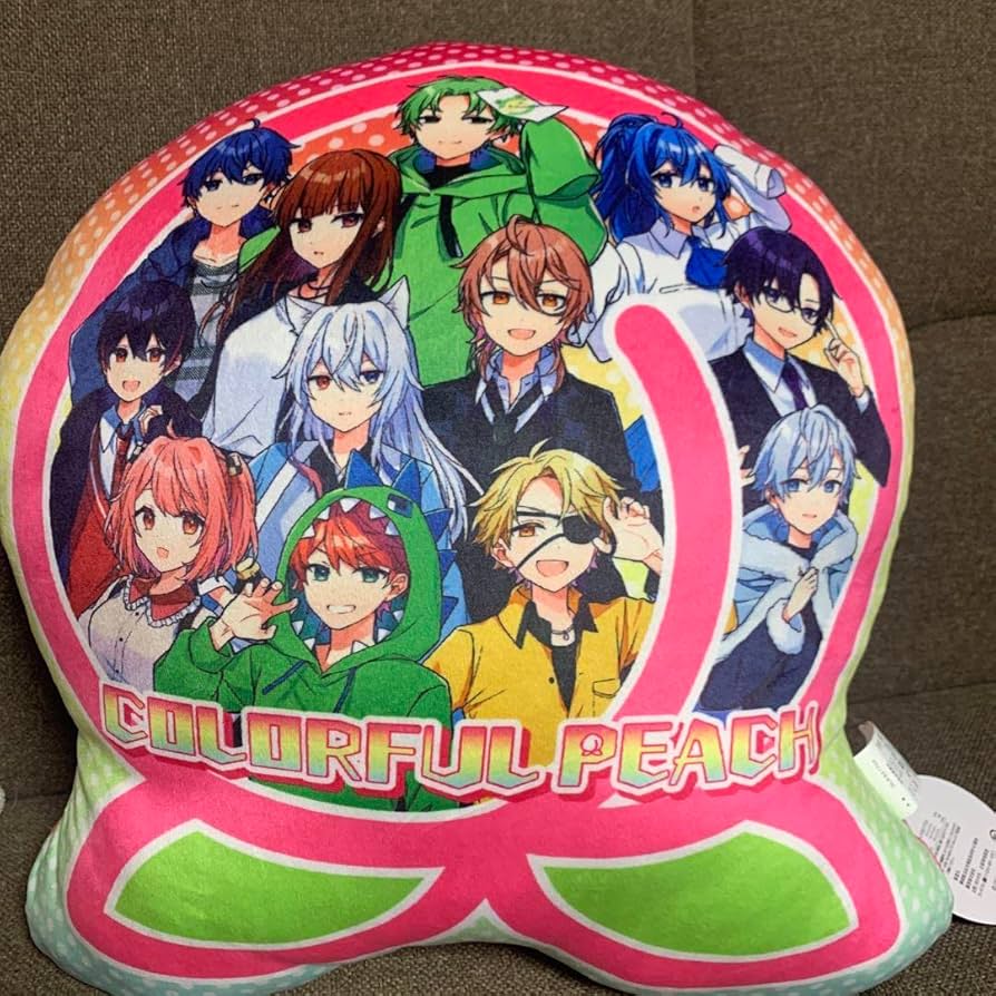 カラフルピーチ ダイカットクッション のあ えと るな からぴち しまむら カラフルピーチ ダイカットクッション のあ えと るな からぴち しまむら