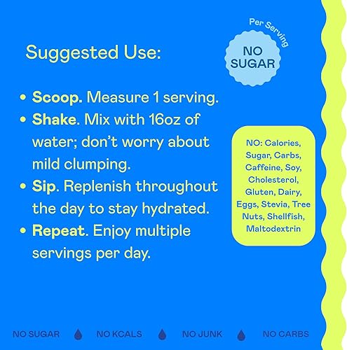 Miniatura 4 de Hi-Lyte Mezcla de electrolitos en polvo, soporte de hidratación sin sabor para el bienestar diario, ayuno, cetogénico, sodio, potasio, magnesio,