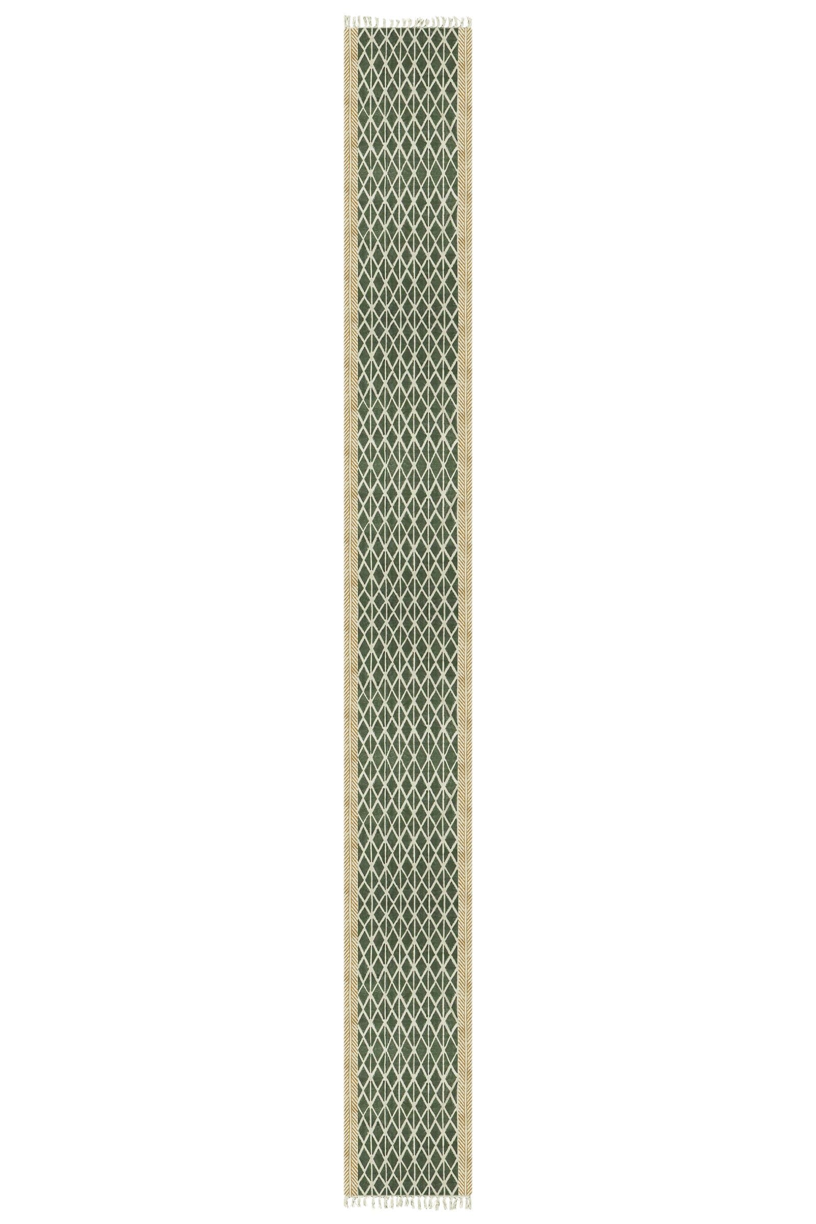 Tapis kilim en coton épais de salon lavable 2,3 x 25,4 cm