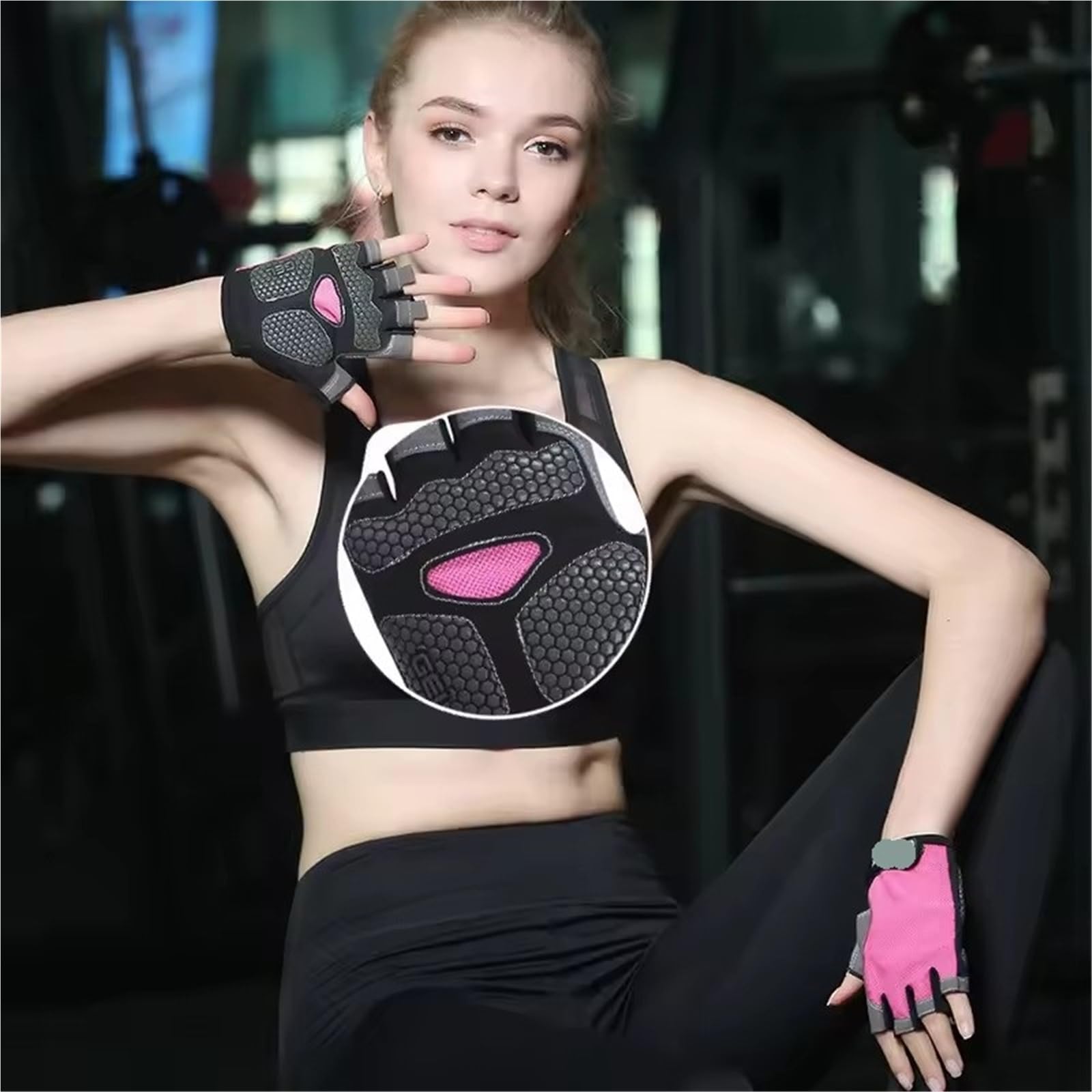 Guanti Da Fitness Guanti traspiranti antiscivolo a mezze dita for il fitness, il ciclismo, i guanti estivi da palestra for uomo e donna Per Il Fitness