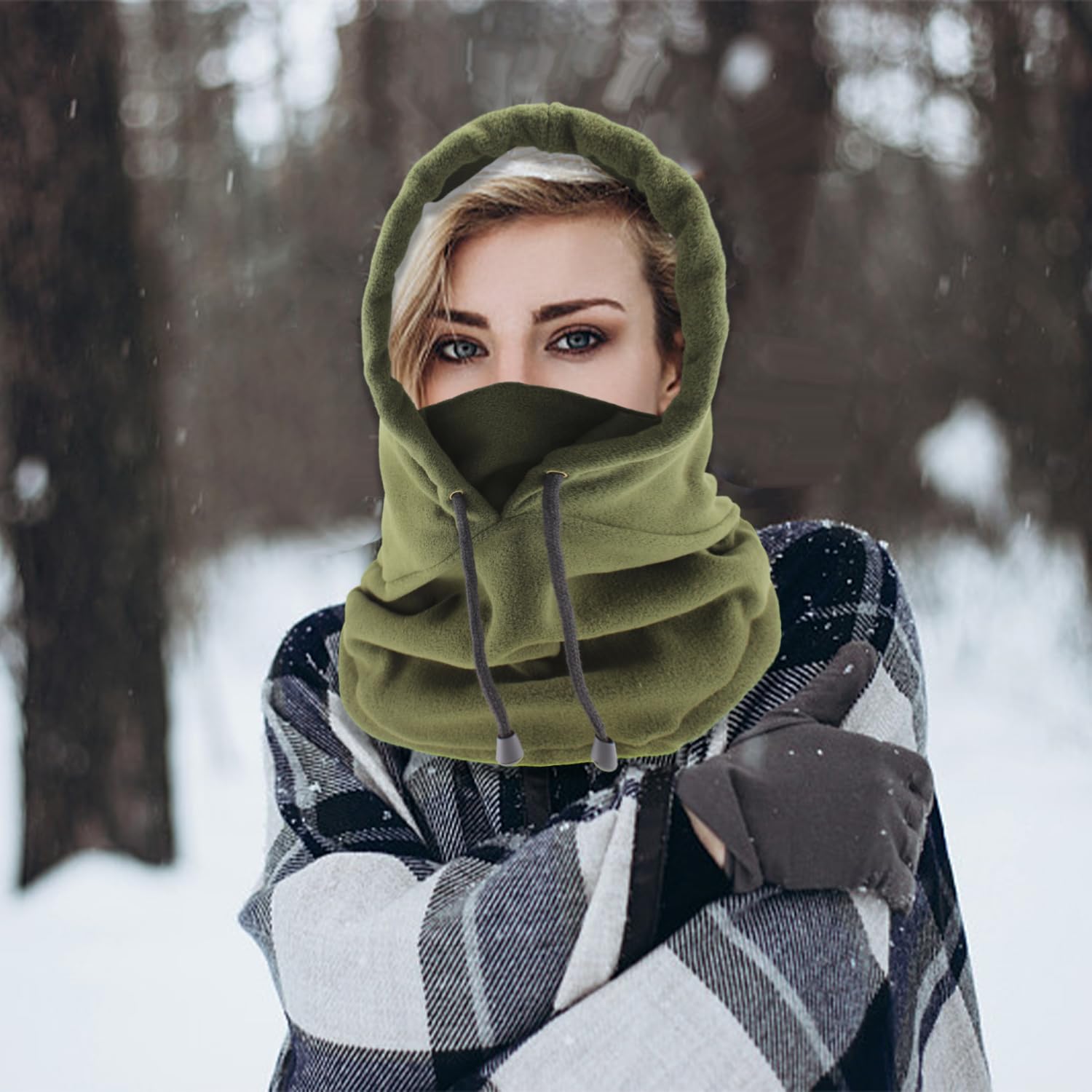 2 máscaras con capucha, máscaras cálidas para hombres y mujeres, capuchas de ciclismo al aire libre, pasamontañas a prueba de viento, adecuadas para ciclismo, correr, escalada y clima frío