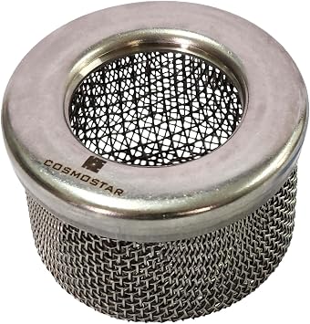 COSMOSTAR Airless Paint Spray Gun Inlet Strainer Stainless Steel Graco Airless Sprayer Suction Hose Double Screen Compatible 1 inch
