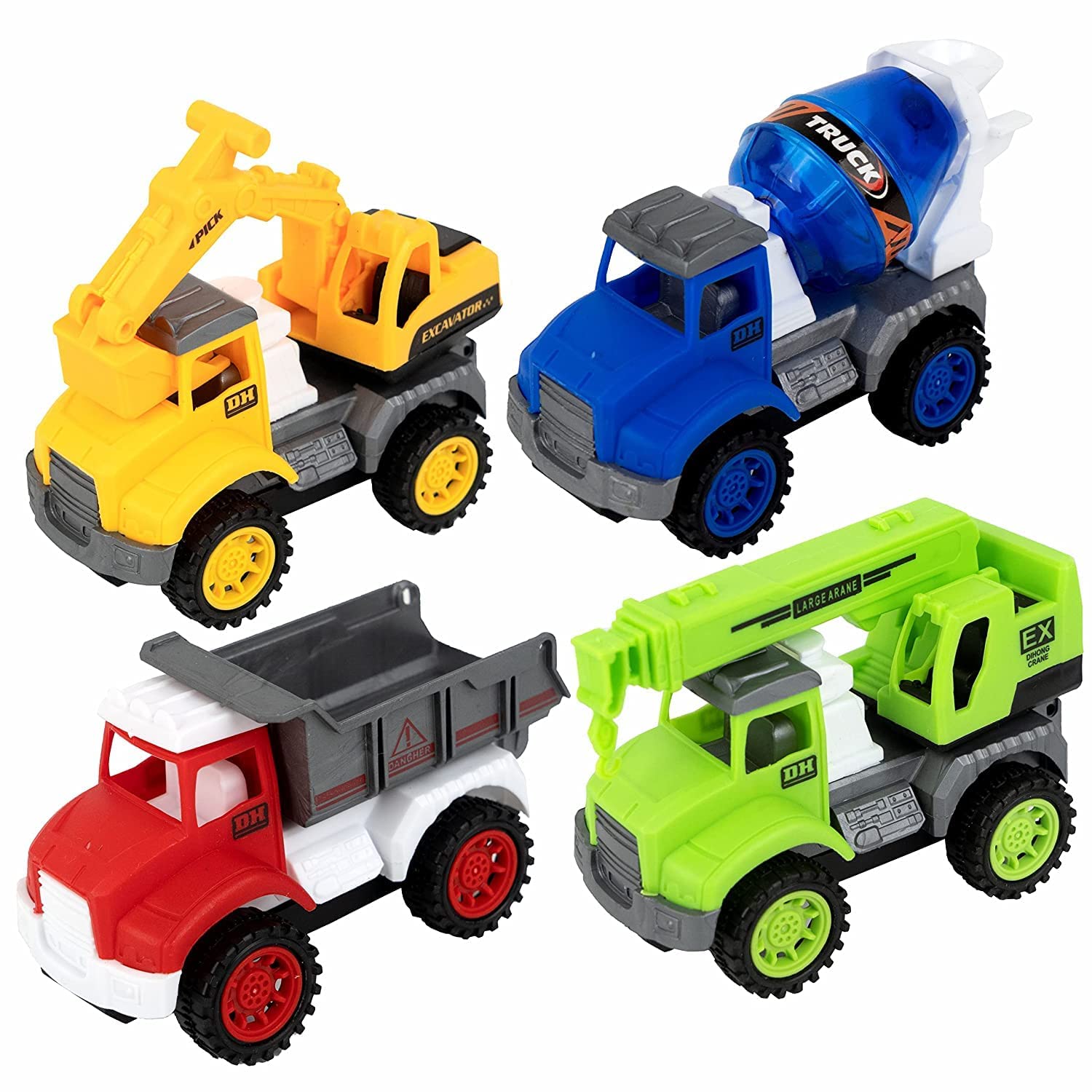 Buy PLUSPOINT Construction Vehicle Trucks Friction Powered City Builder
