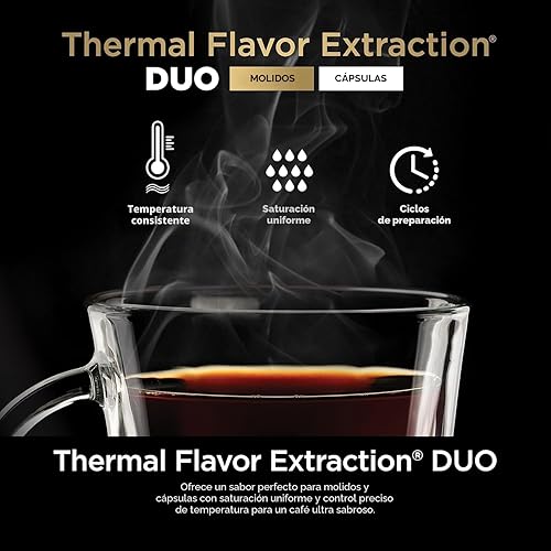 Miniatura 8 de Ninja Cafetera de goteo DualBrew Pro Café caliente y helado Compatible con cápsulas K-Cup 3 estilos de preparación (Clásico, Rico y Helado)