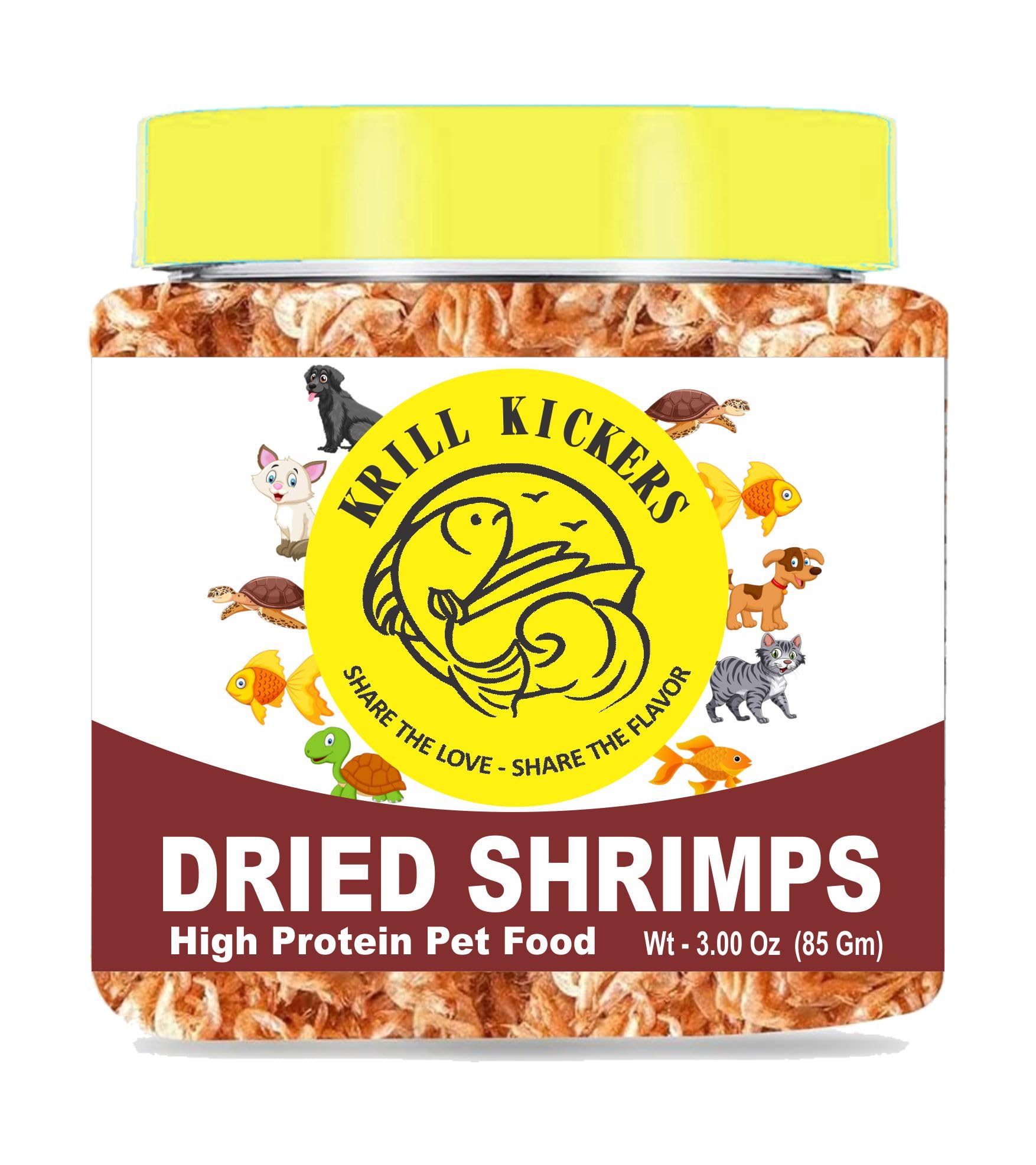 Krill Kickers Dried Shrimps 85gm - Sun Dried Pet Food - Fish, Cats, Dogs, Turtles (B0CKVWTXFG) Amazon Price History, Amazon Price Tracker