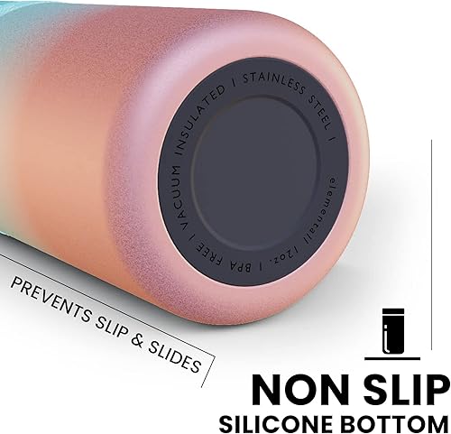 Miniatura 4 de Elemental Enfriador de latas delgado aislado, enfriador de latas delgadas de acero inoxidable de triple pared  Aislador de bebidas para seltzers