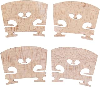 Professional Violin Accessories 4pcs Acoustic Violin Bridges Handmade Maple Wood Strings Professional For Musical Instrument Accessories