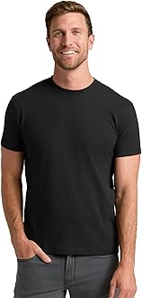 (True Classic Men's Crew Neck Short Sleeve T-Shirt, 9-Pack - Essential, M