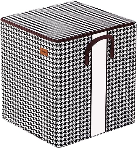 terbklf Bolsa de almacenamiento plegable de gran capacidad para ropa portátil para clasificación de ropa con asa reforzada con cremallera para el