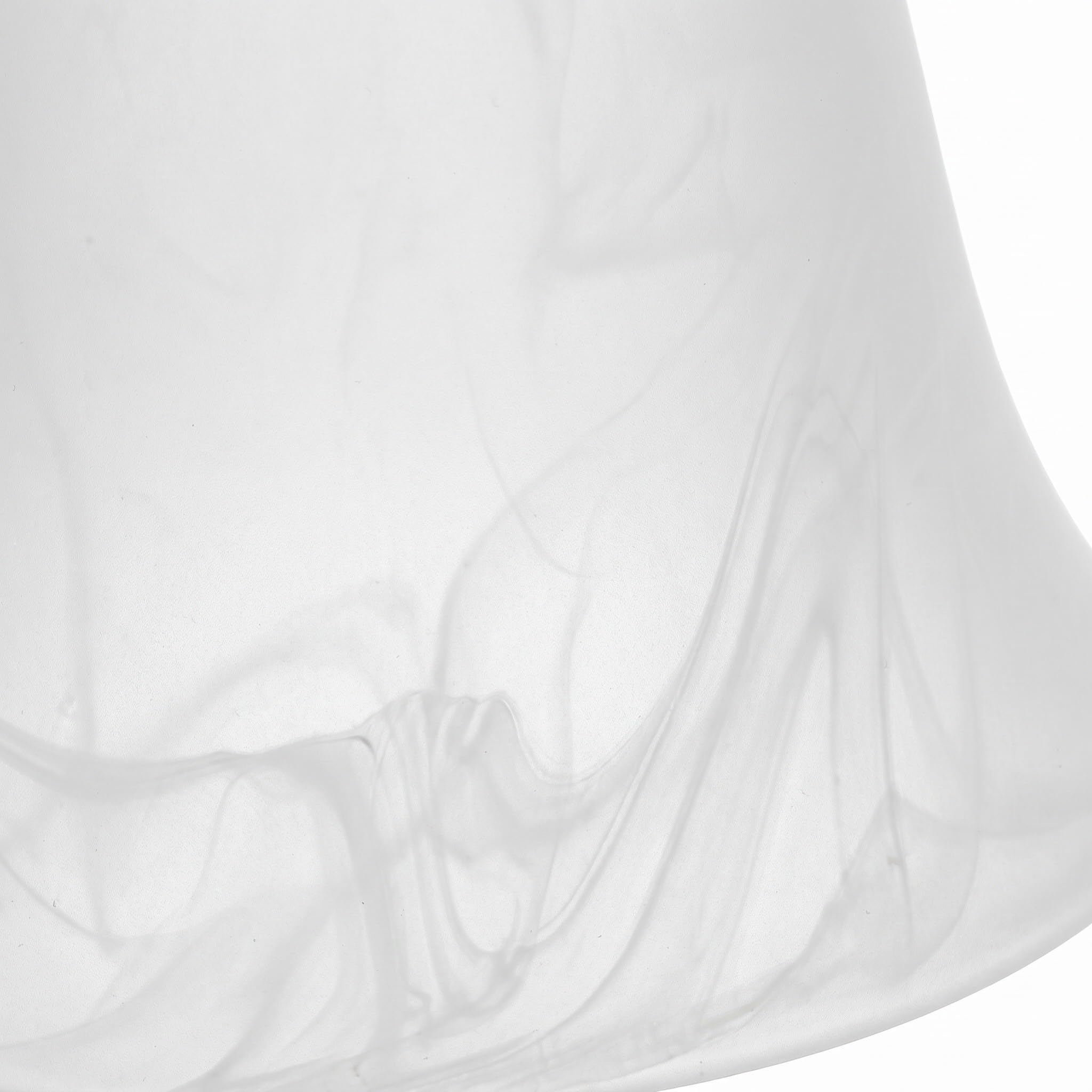 3 Pezzi Paralume a Forma di Nuvola in Vetro Bianco per Lampada a Sospensione Attacco E27 e Foro da 42mm, Luce Soffusa e Riduzione Dell'abbagliamento per Studio e Gallerie