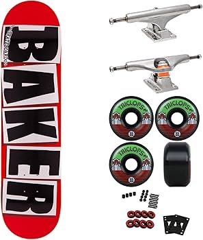 Baker スケートボード コンプリート7.875inch Amazon.com : Baker Skateboards Professional Complete Skateboard