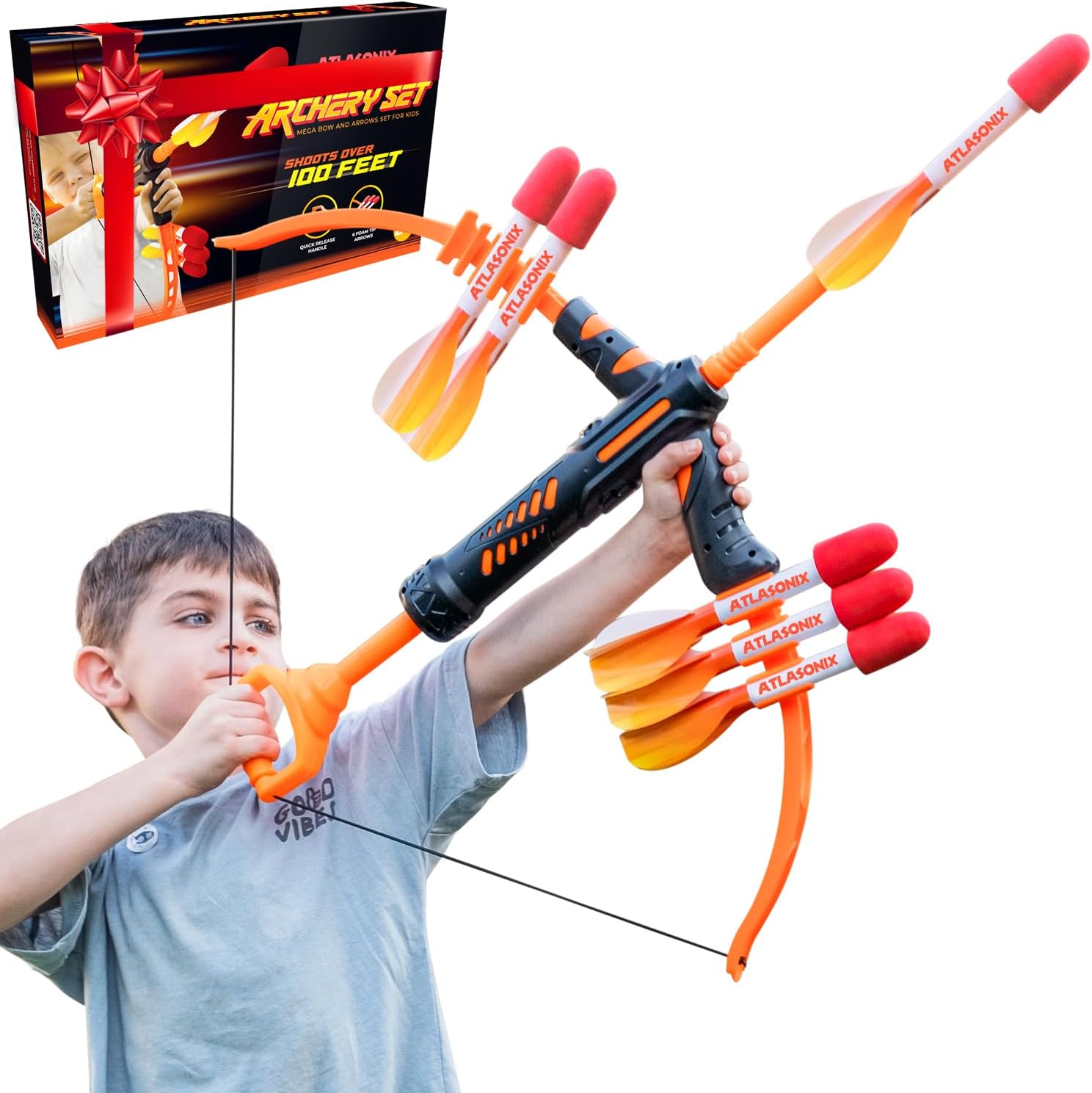 Amazon.com: Atlasonix Bow and Arrow - Bow and Arrow for Kids