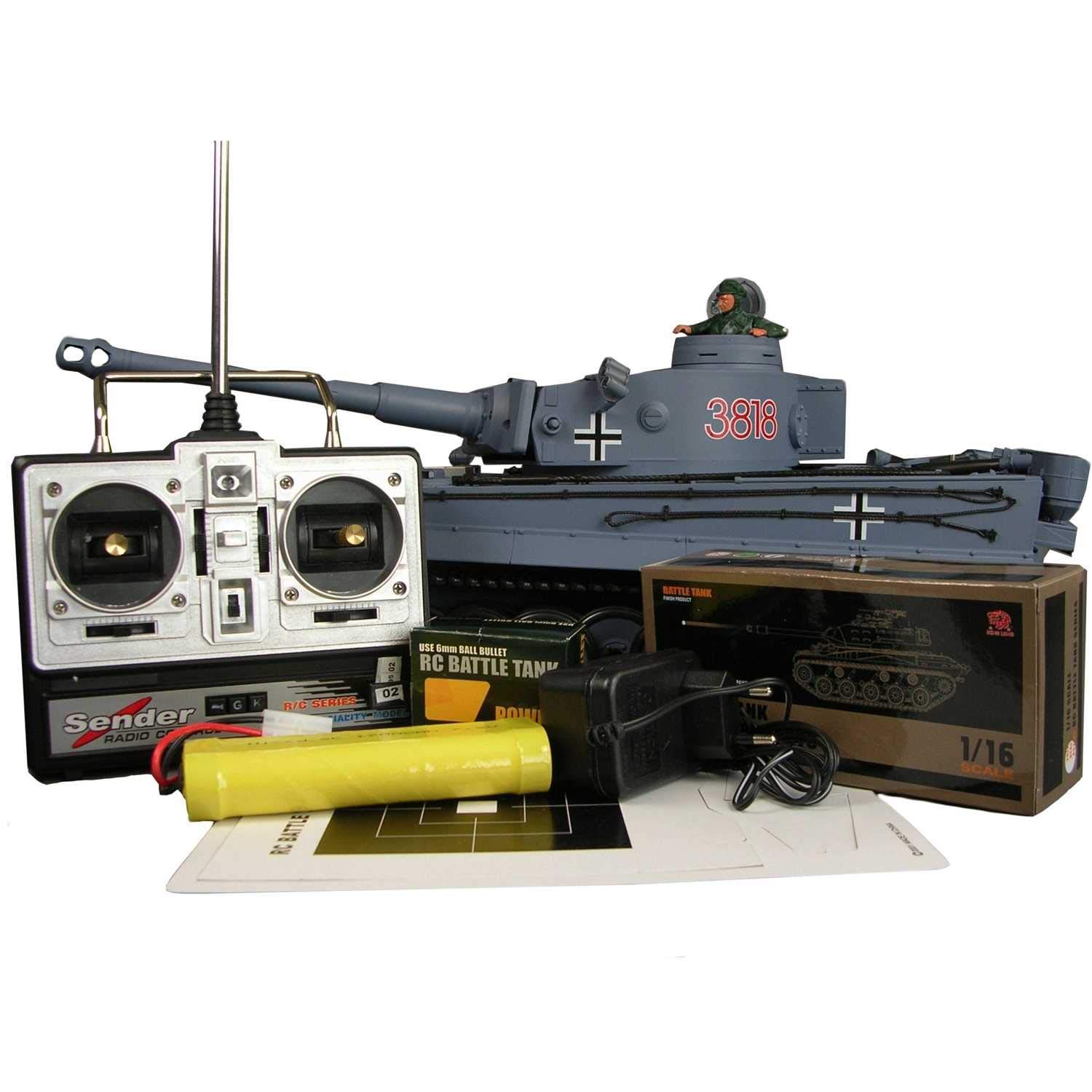 RC- Panzer Tiger I mit R&S M 1:16 Metallgetriebe / Metallketten: Amazon