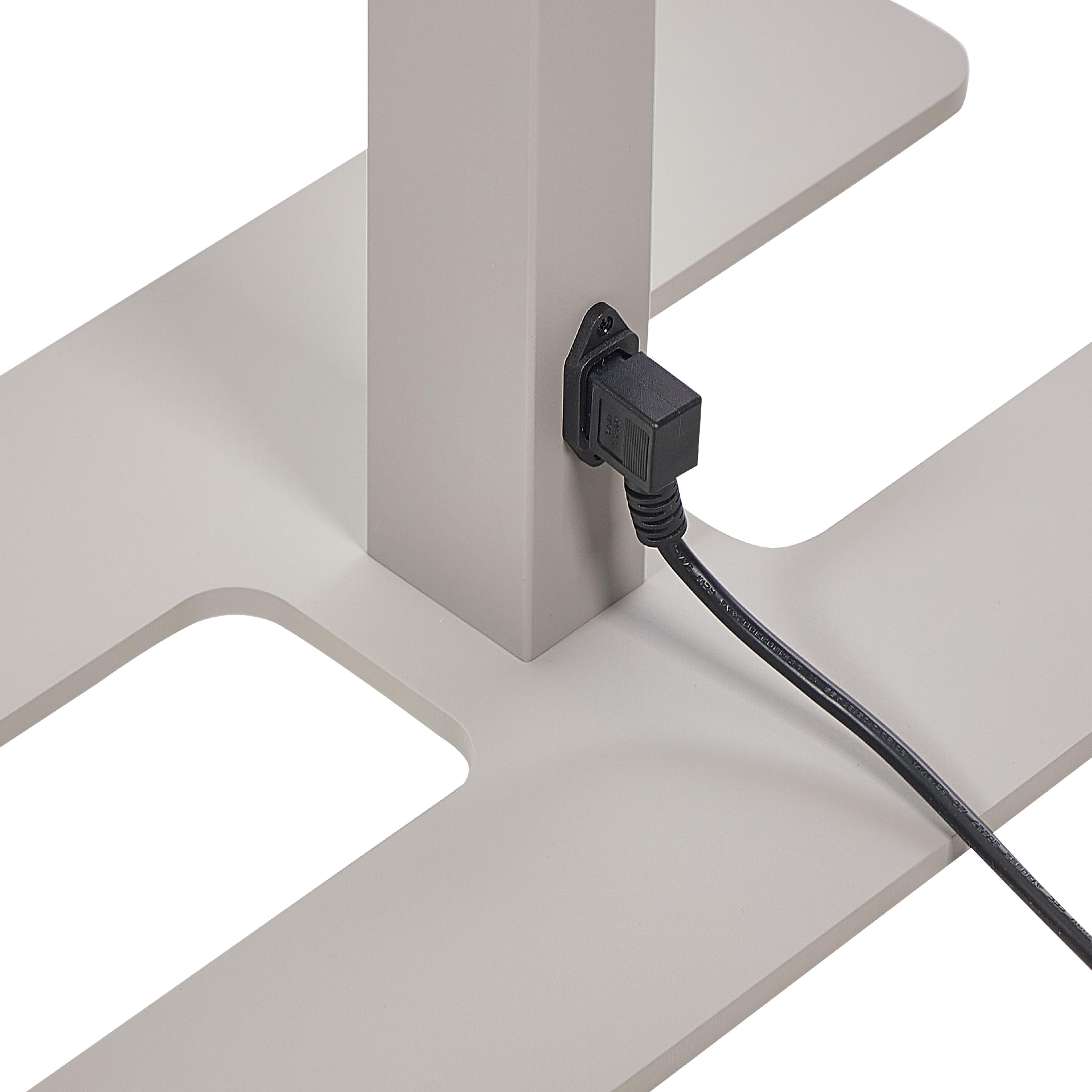 Beliani LED-Stehlampe Metall silber mit Bewegungsmelder Touch-Funktion dimmbar Sculptor