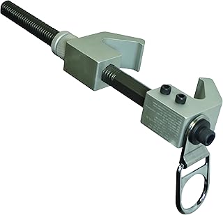 FallTech 7536 Steel Stationary Beam Clamp - Vertical or Horizontal Mount, Aluminum Hex Bar and Jaws fits 9
