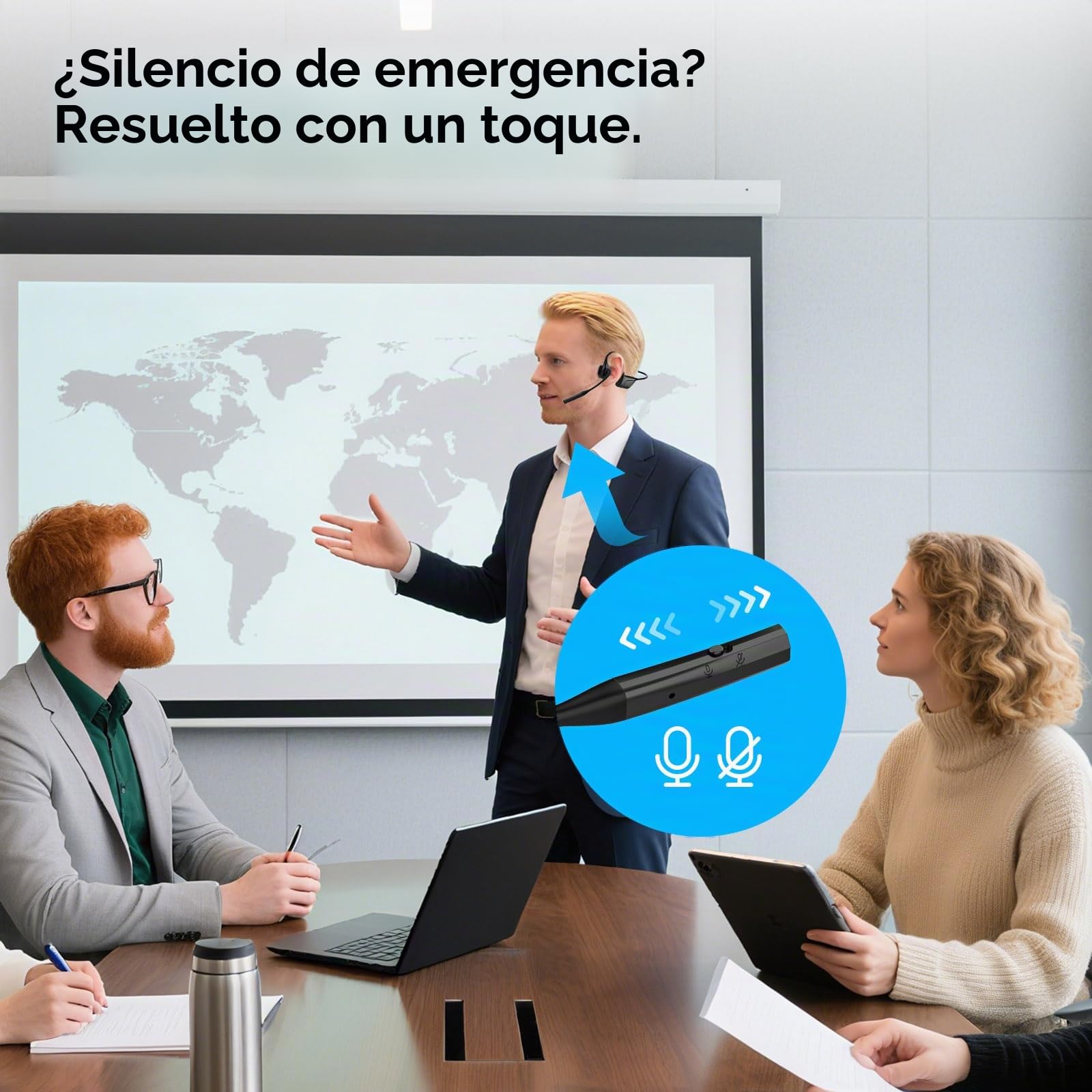 Smof Auriculares Conducción Aérea con Micrófono, Bluetooth 5.1 Open-Ear Auriculares Abierto con Micrófono de Cancelación de Ruido para el Trabajo, la conducción, la Oficina en el hogar (Negro)