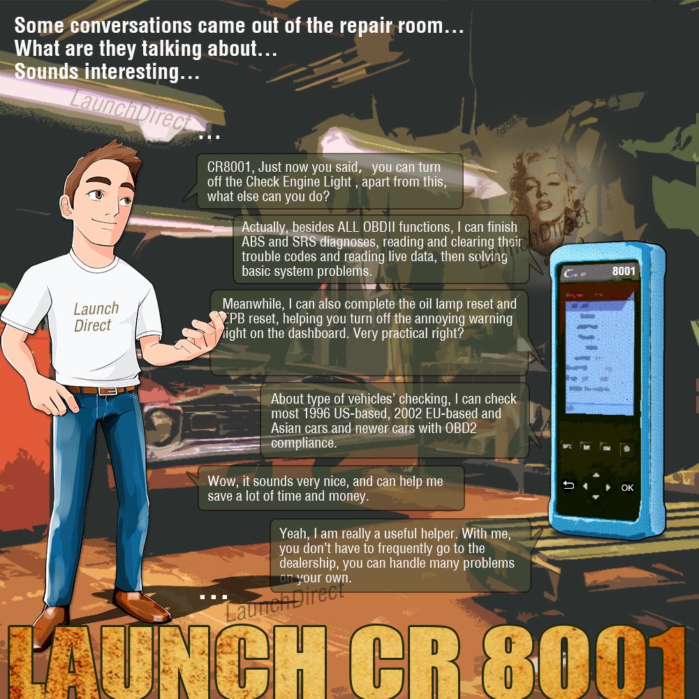 Amazon.co.jp: OBD2スキャナー Launch CReader 8001 車コードリーダー