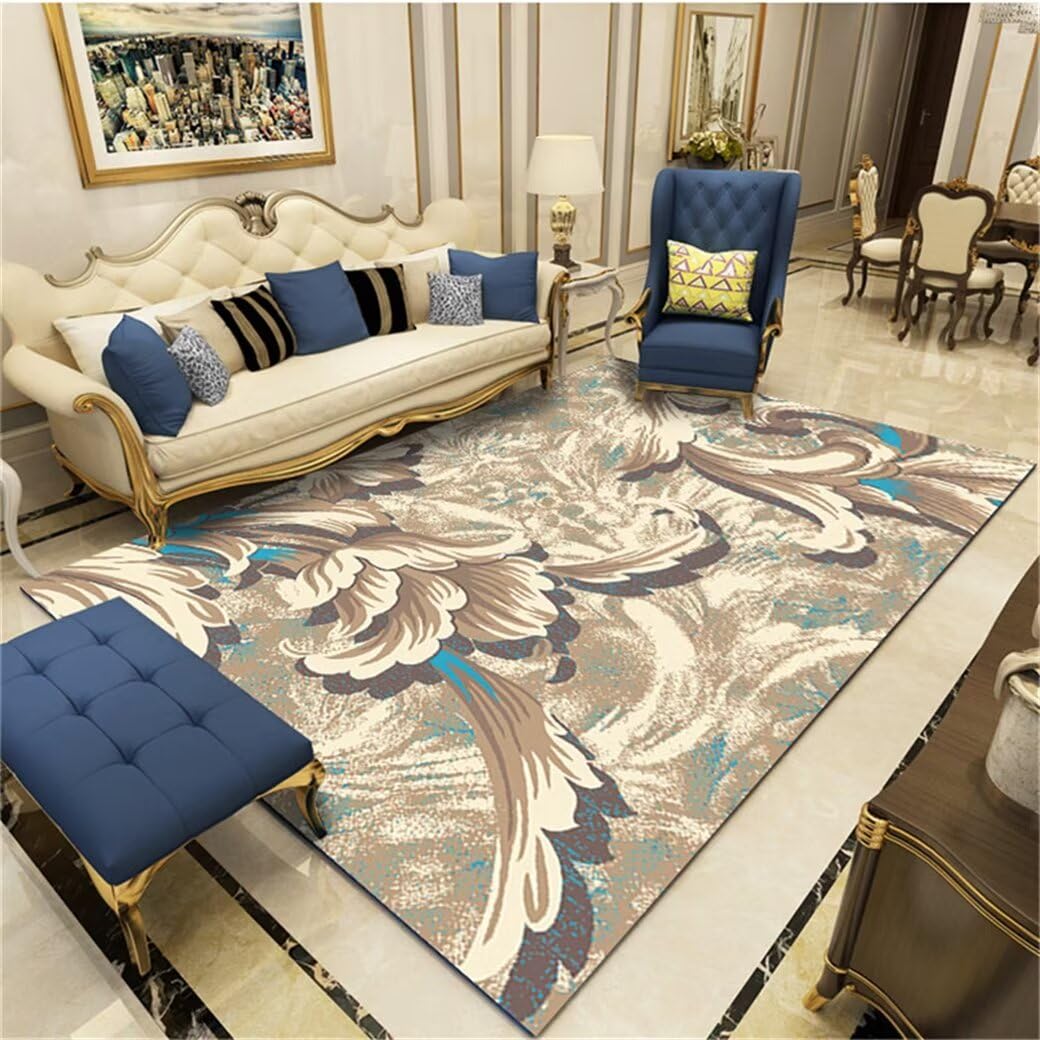 Tapis lavable en machine 180X250cm résistant à l'usure pour canapé