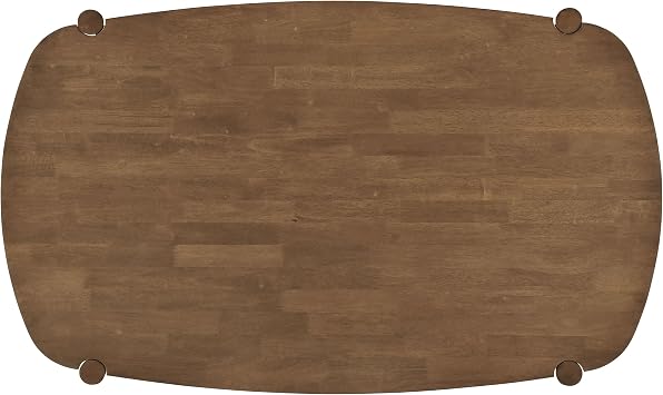 Coaster Home Furnishings - Dortch - Solid Wood - 63-Inch Rectangular Dining Table with Walnut Finish, Straight Edge Top, and Tapered Legs - Dining Room & Home Kitchen - Walnut - 108461
