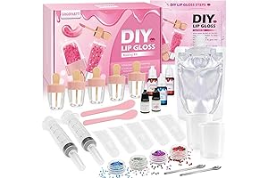  Lip Gloss, GOGOPARTY DIY Lip Gloss Base Kit, Lipgloss Making Kits, Lip Gloss Set