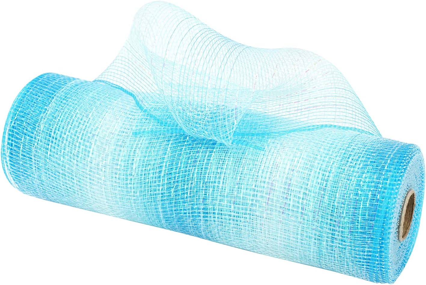 HUIHUANG 4 Rolls Blue and Pink Deco Mesh Ribbon Decorative Mesh 10 inch Rolls Deco Mesh Wreath Supplies for Wreaths Crafts Garland Gift Basket Baby Shower Party Favor -10 Yards Each Roll