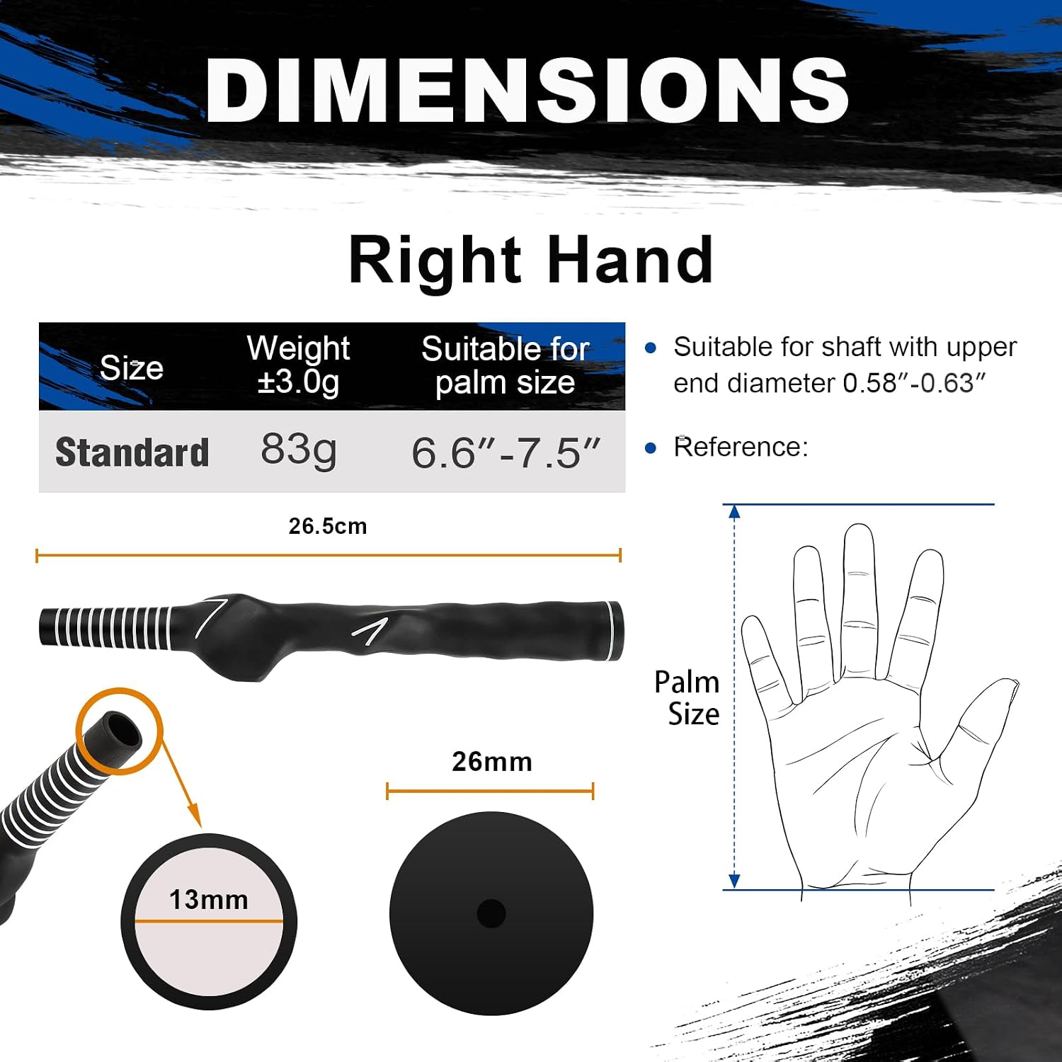 Golf Training Grip | Golf Grip Trainer | Golf Swing Training Grip Trainer,Standard Sized