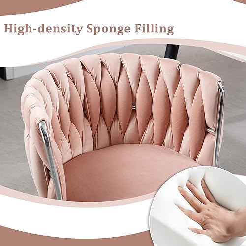 Miniatura 26 de Juego de 2 sillas de comedor de terciopelo morado, sillas tapizadas para cocina y comedor, sillas de lujo para ocio, sillas de acento modernas,