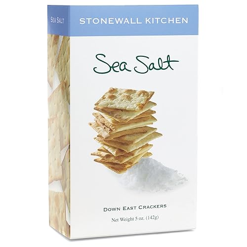 Stonewall Kitchen Galletas de sal marina, 5 onzas
