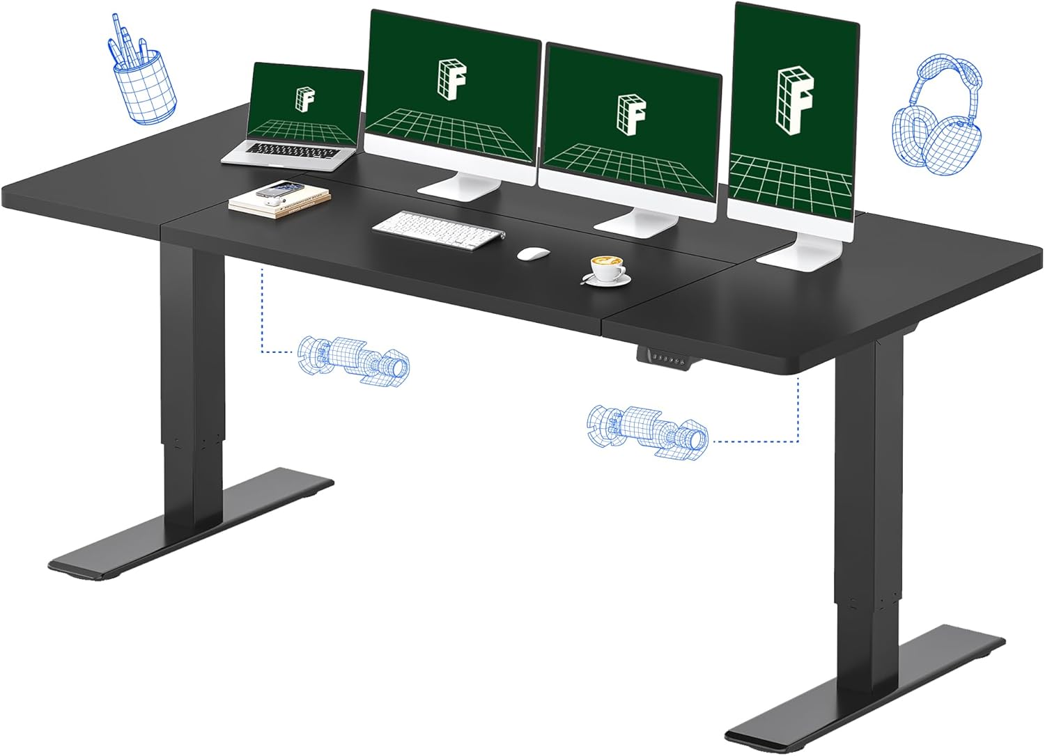 B1N Series Smart Controller Standing Desk Frame