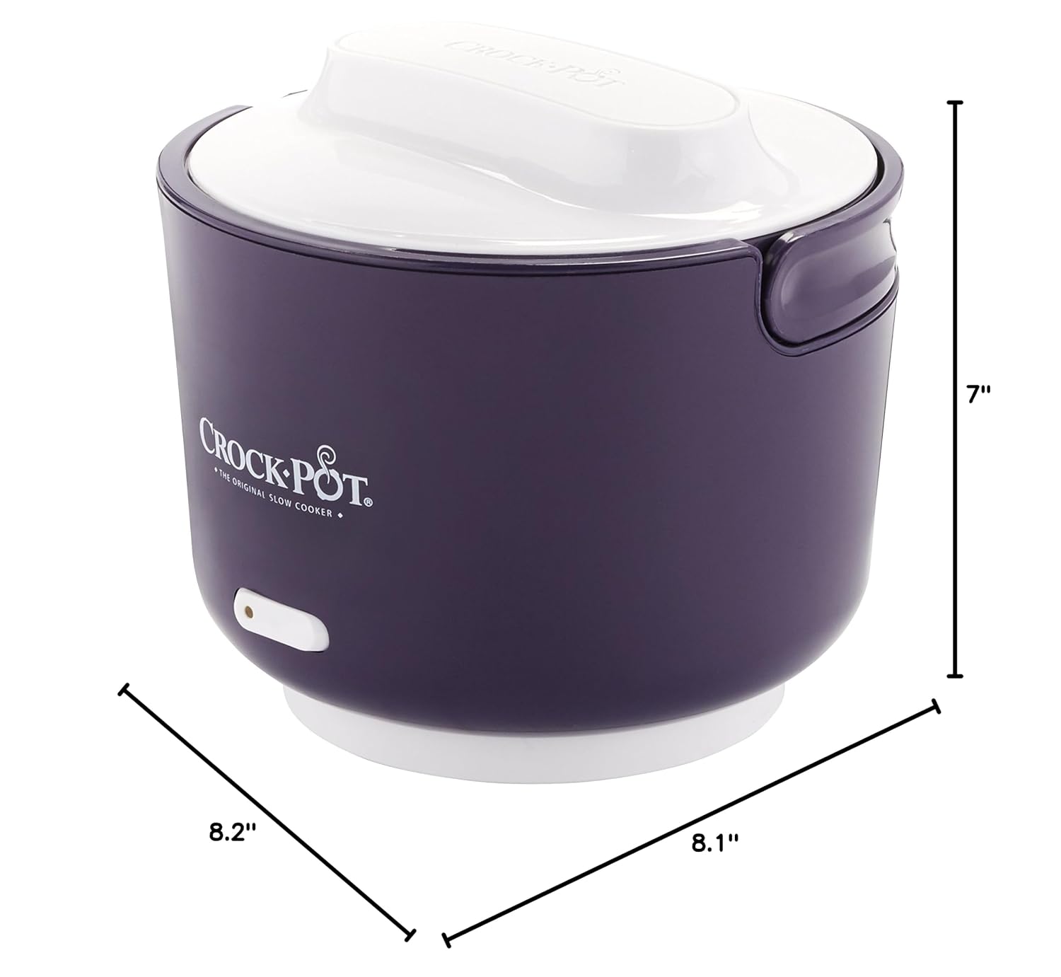 Crock-Pot24-Ounce Lunch CrockFood Warmer, Deluxe Edition, Purple, view 8
