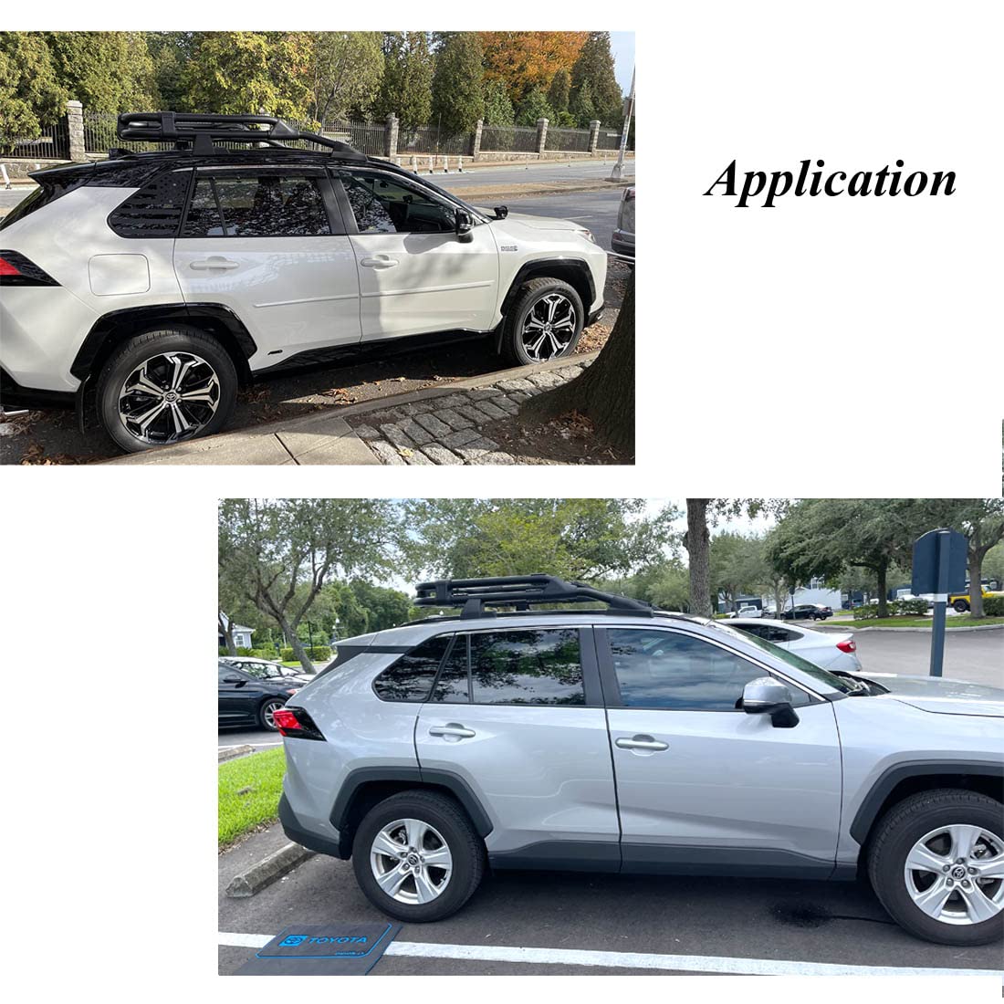 Heavy Duty Roof Rack Basket for 2019 2020 2021 2022 Toyota RAV4 XLE/LE