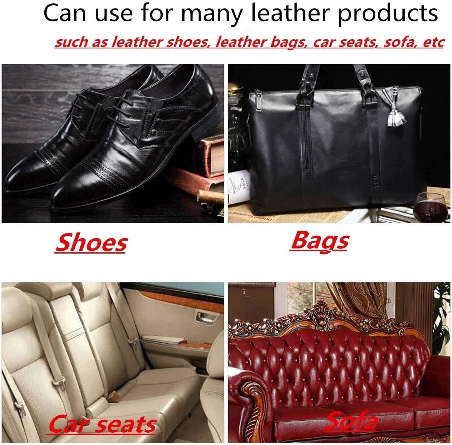 Shoe Buffer Kit Electric Shoe Polisher Brush Shoe Shiner Dust Cleaner Portable Leather Care Kit for Shoes, Bags, Sofa (Black)