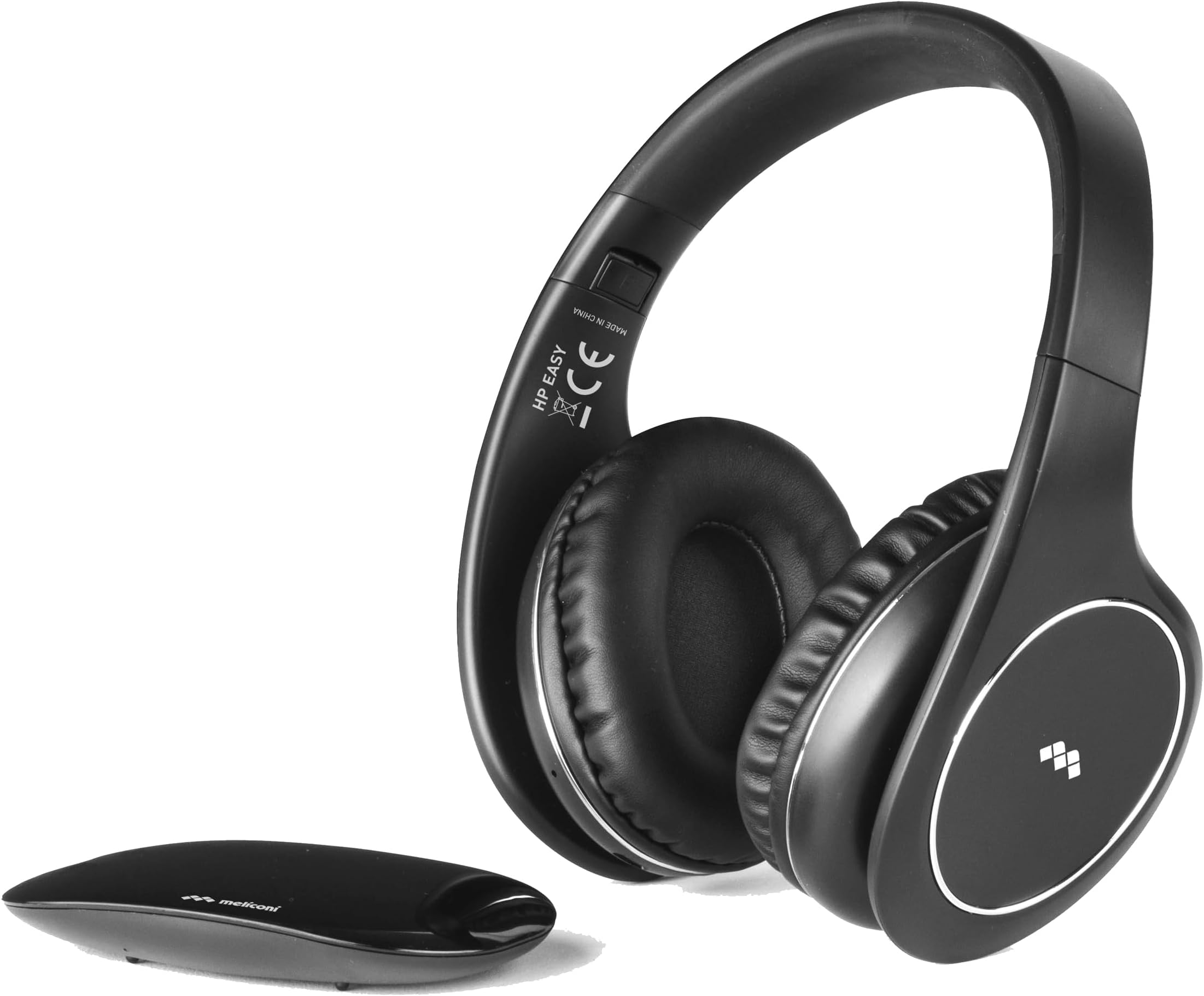 Casque TV Sans Fil Prow – RF Avec Base émettrice – Noir Unisexe